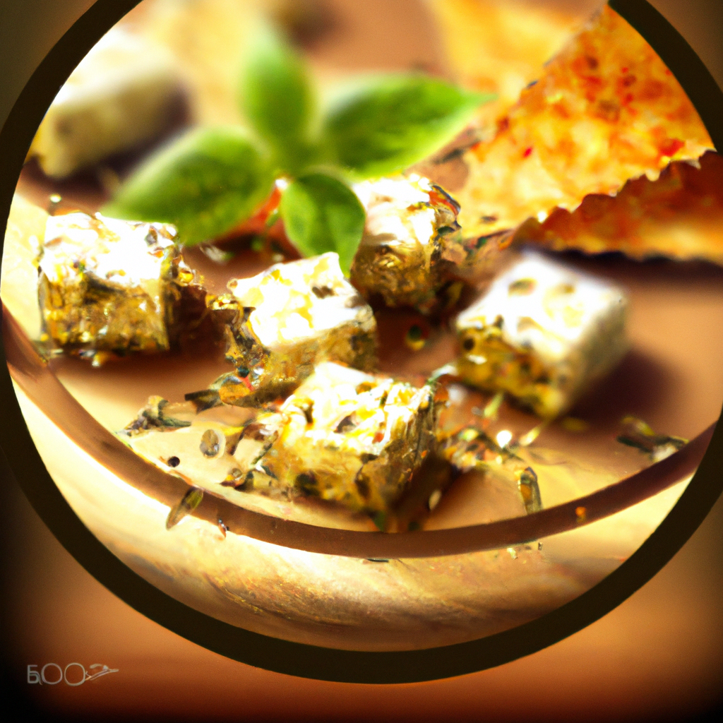 Basil Cheese Triangles