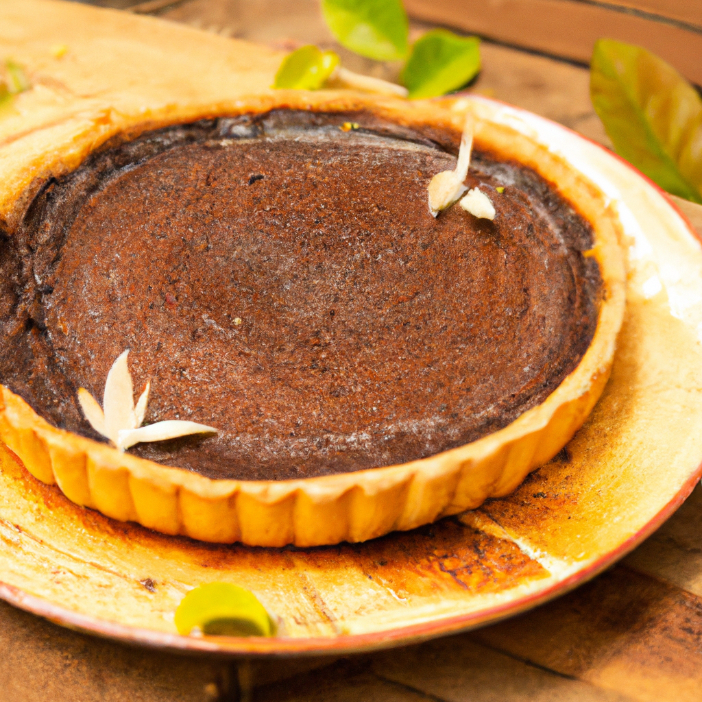 Chocolate Razipane Tart