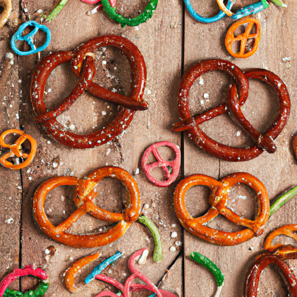 Candy And Pretzel Garland