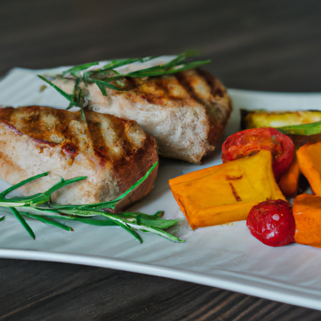 Gegrillte Schweinelende