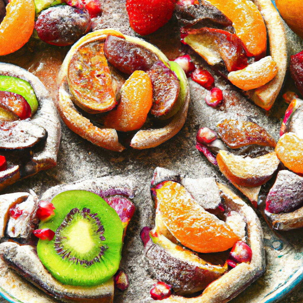 Nutella Fruit Mini Pizzas