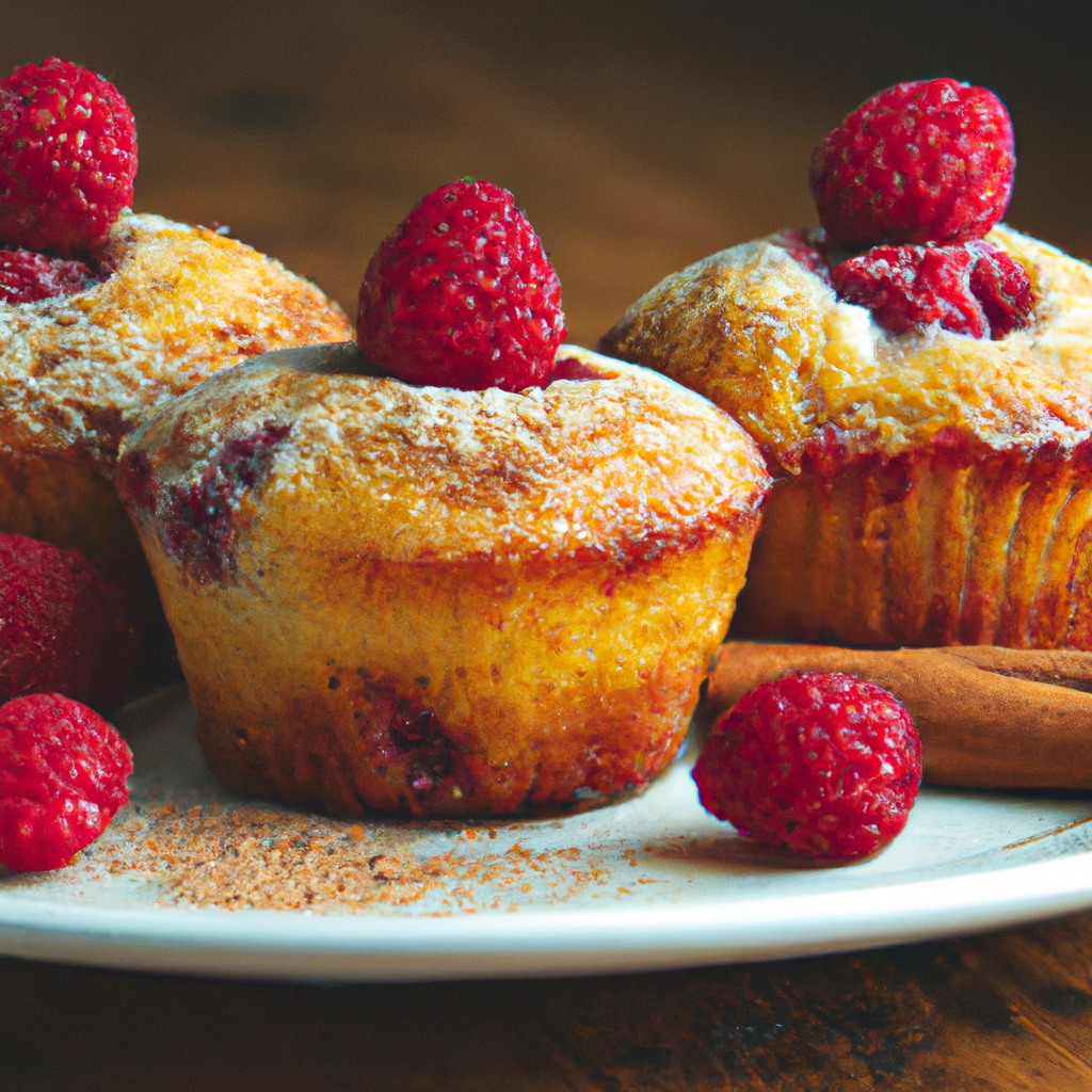 Raspberry Filled Cinnamon Muffins