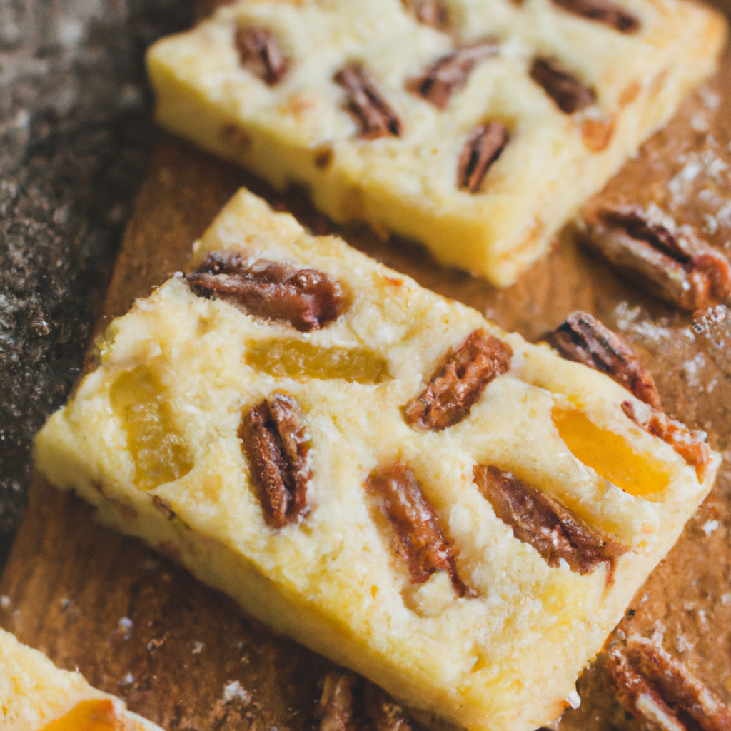 Chewy Pineapple Pecan Squares