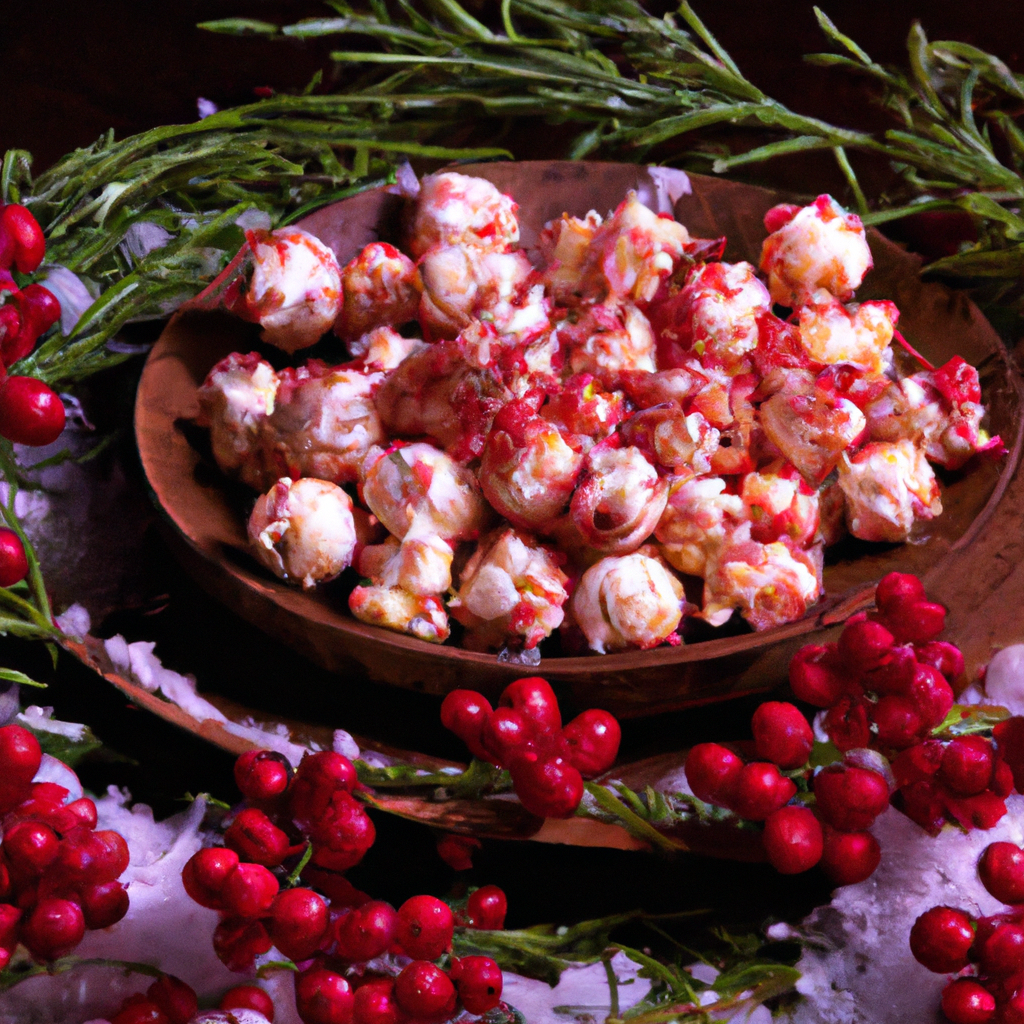 Cranberry Popcorn Balls