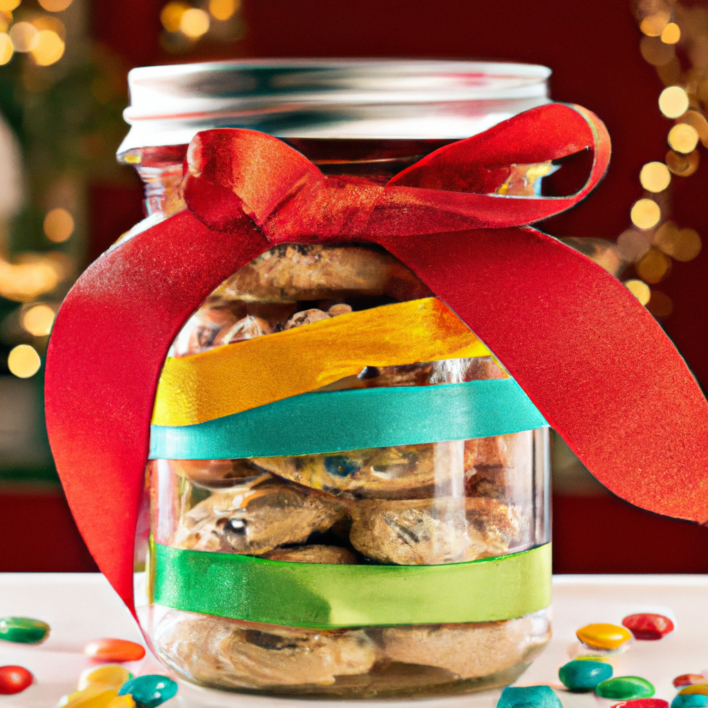 Holiday MMs Cookie Mix In A Jar