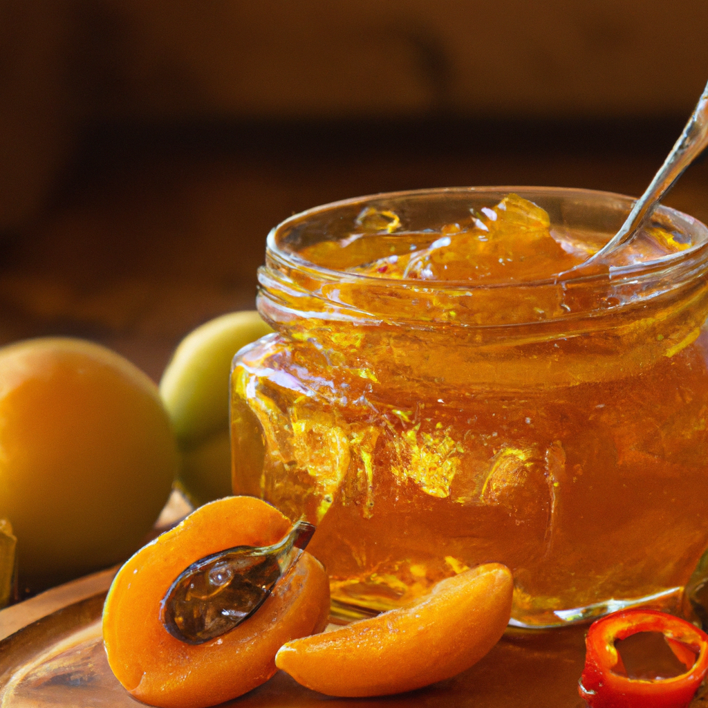 Apricot Jalapeno Preserves