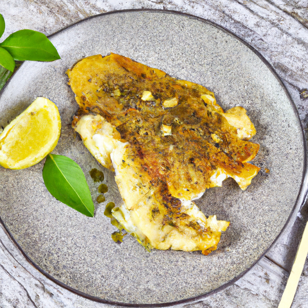 Baked Porgy With Basil