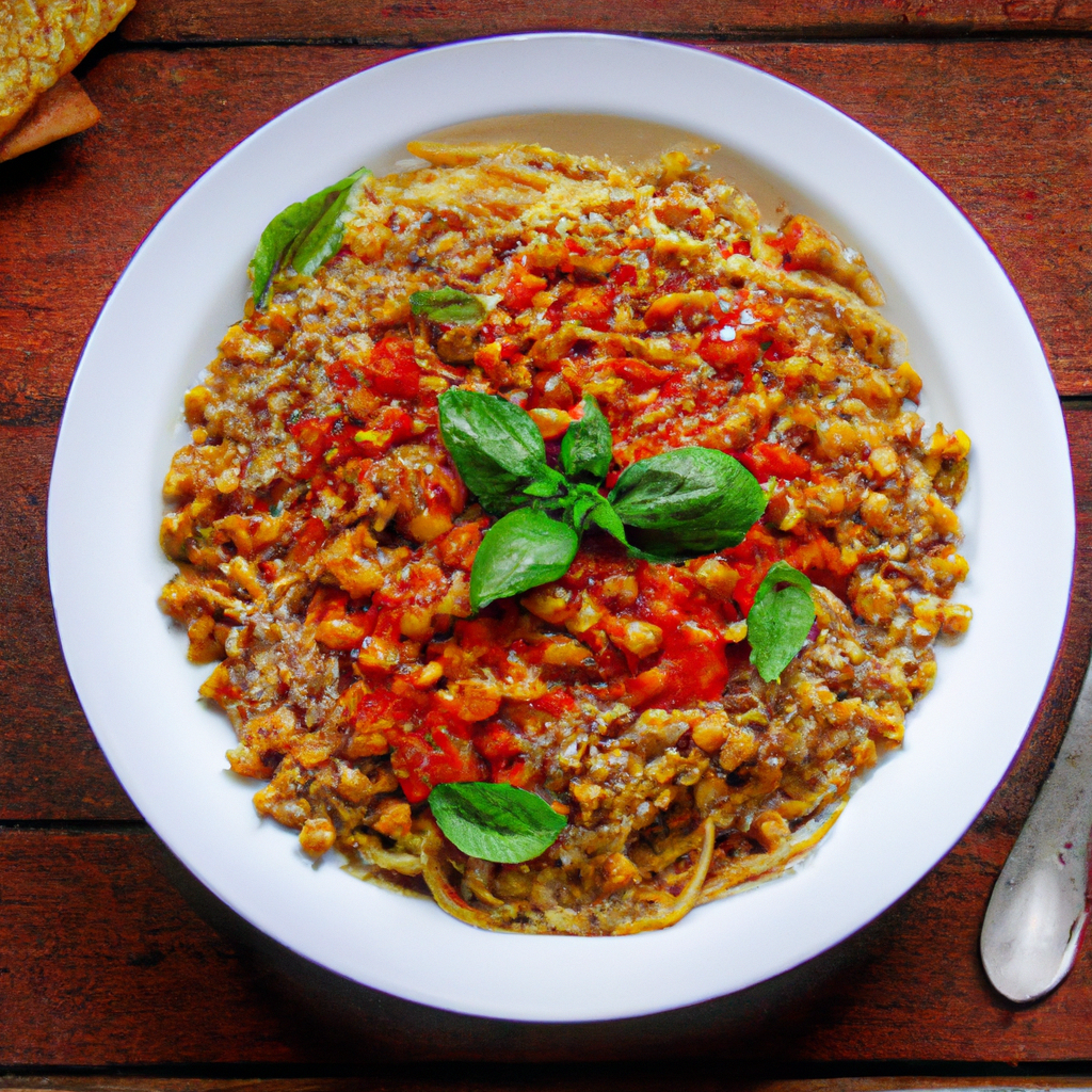 Lentil Spaghetti Sauce