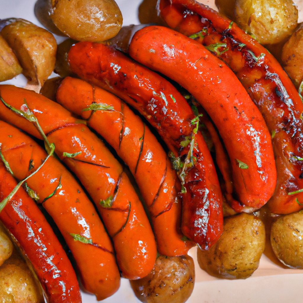 Spuds And Sausages In A Bag