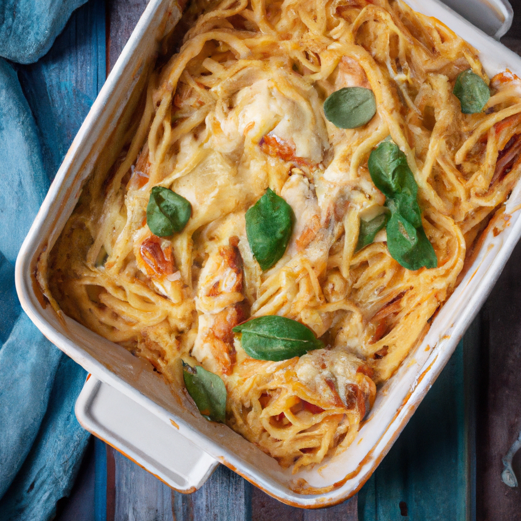 Baked Chicken Spaghetti