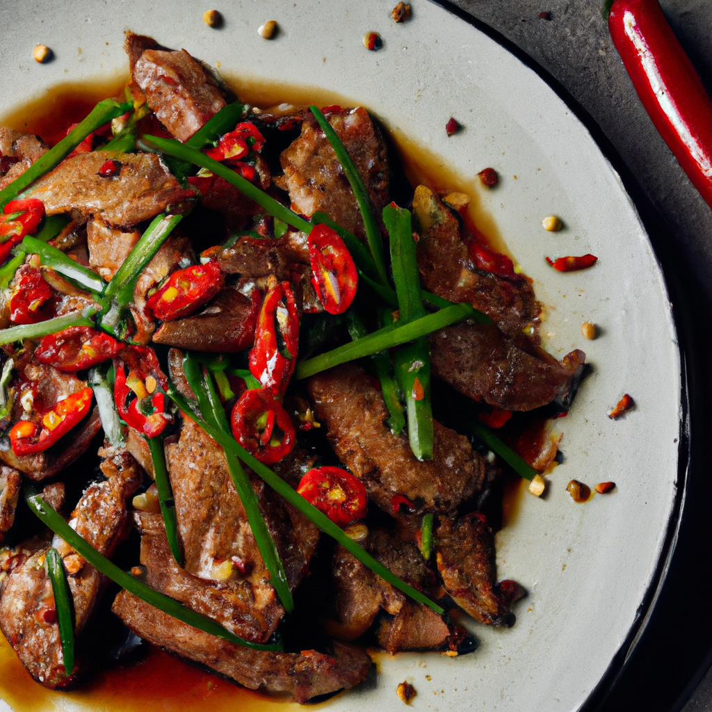 Chinese Style Pepper Steak