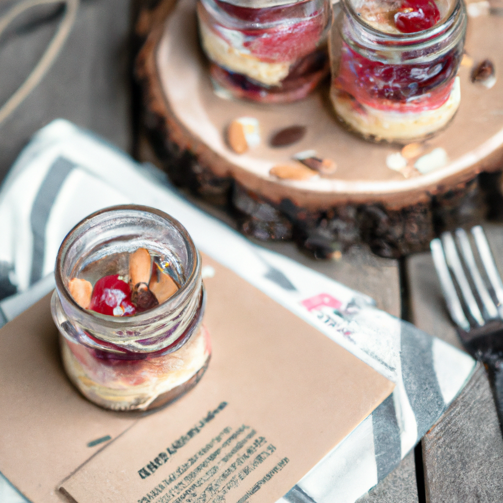 Cherry Almond Cake In A Jar