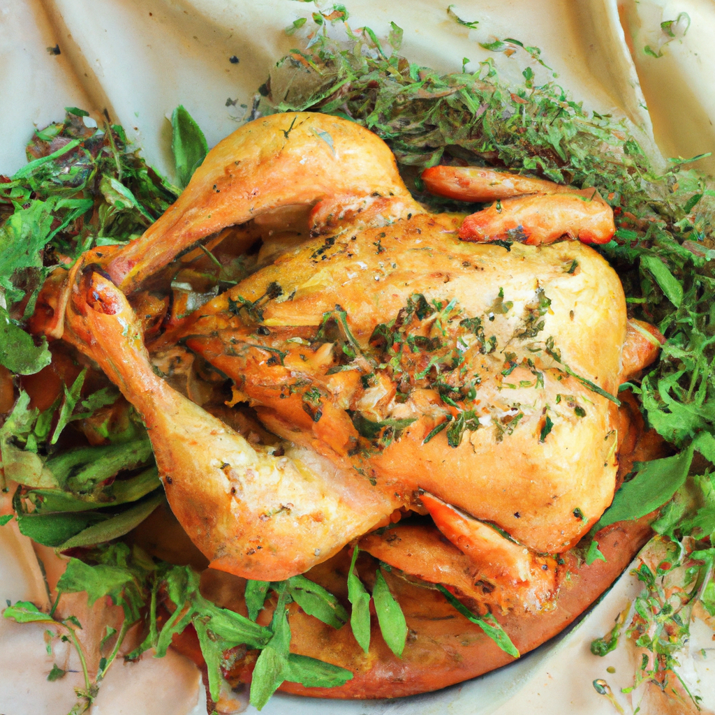 Oven Roasted Ten Herb Chicken