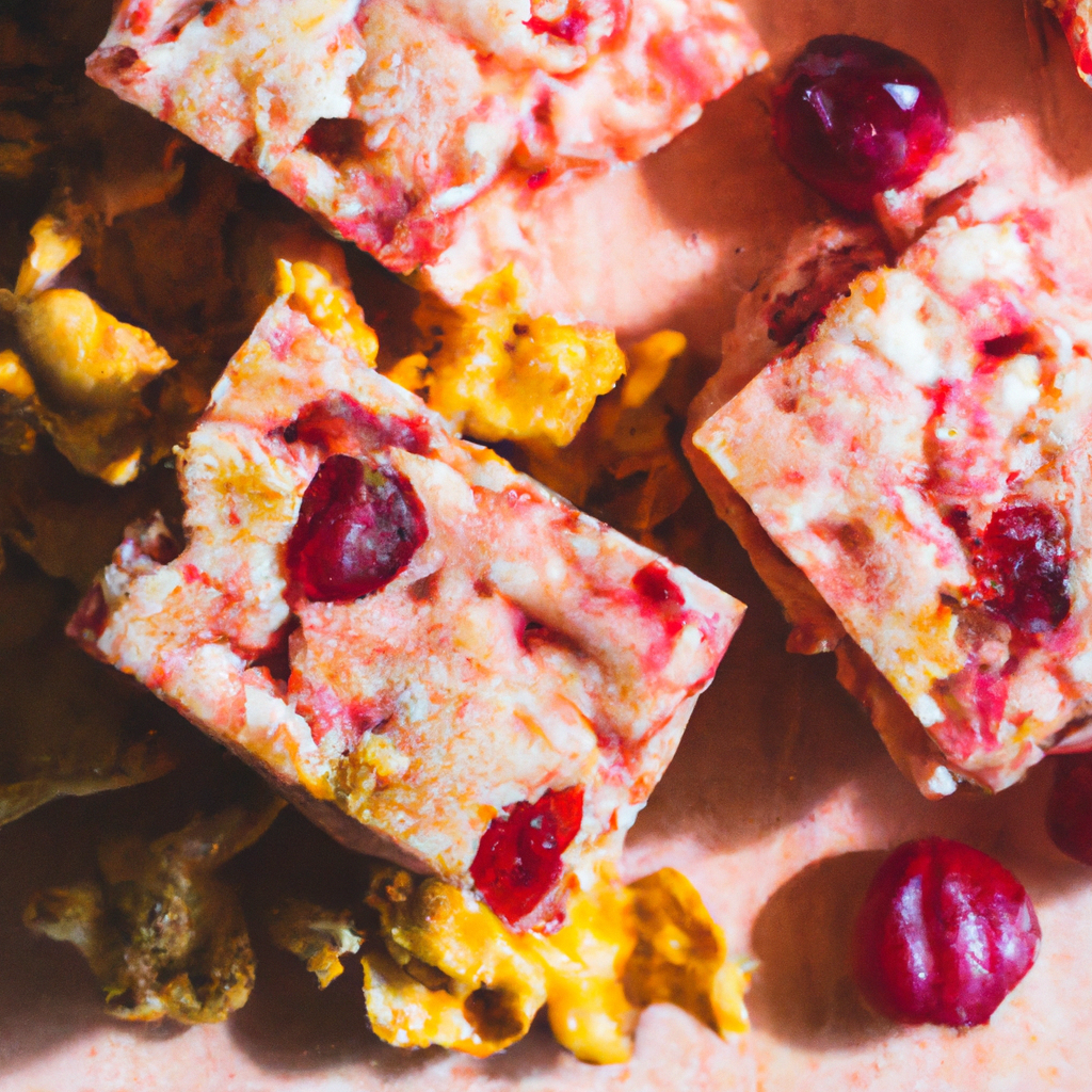 Cranberry Popcorn Bars