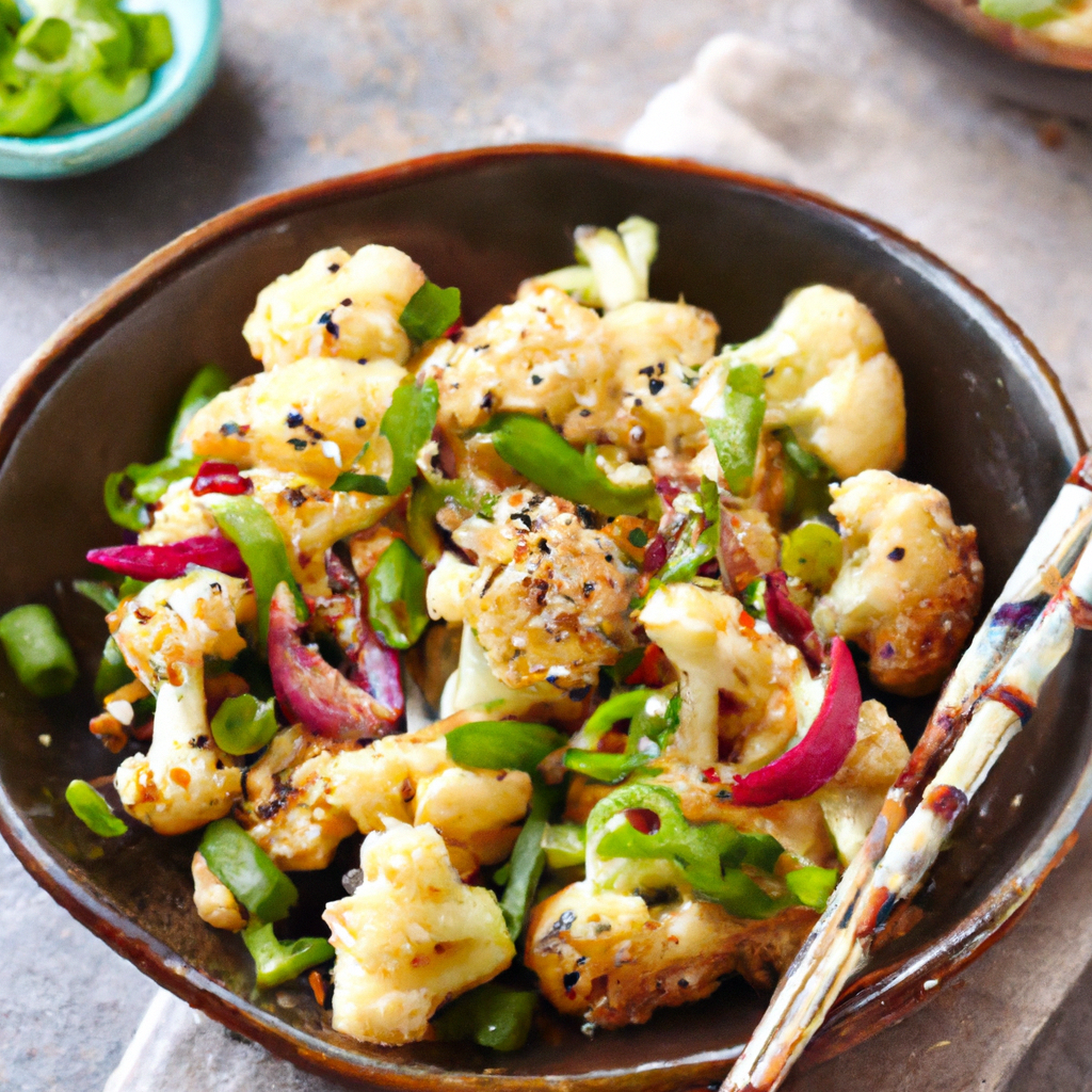 Garlic Cauliflower Stir Fry