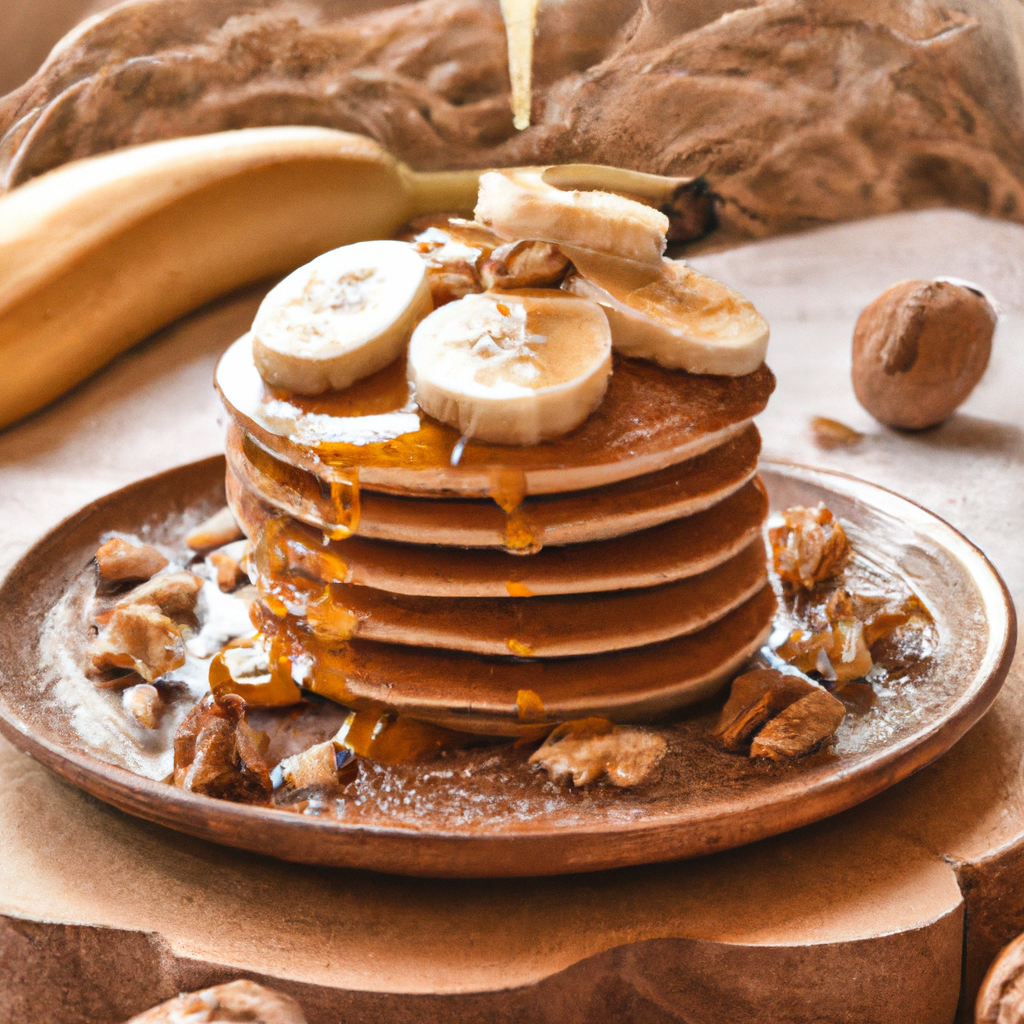 Bran Banana Pancakes