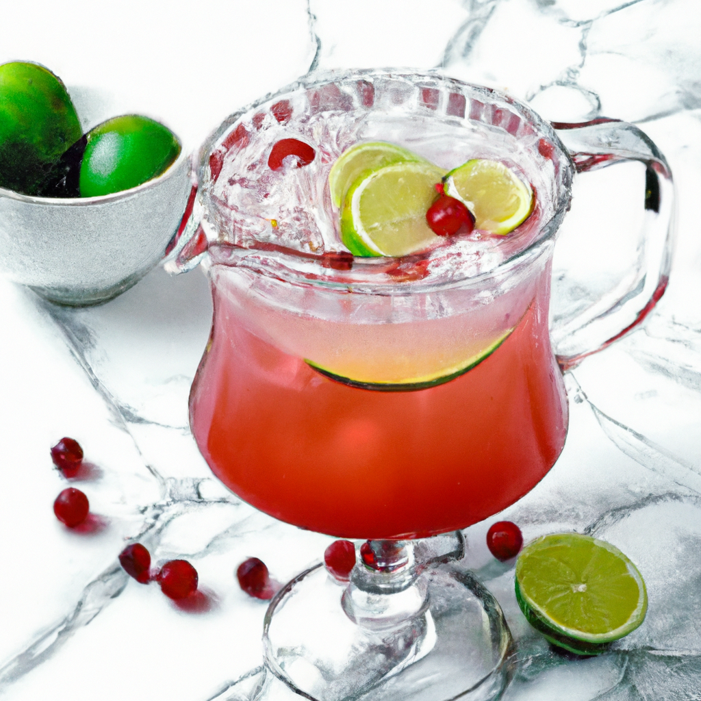 Cranberry Lime Margarita Punch