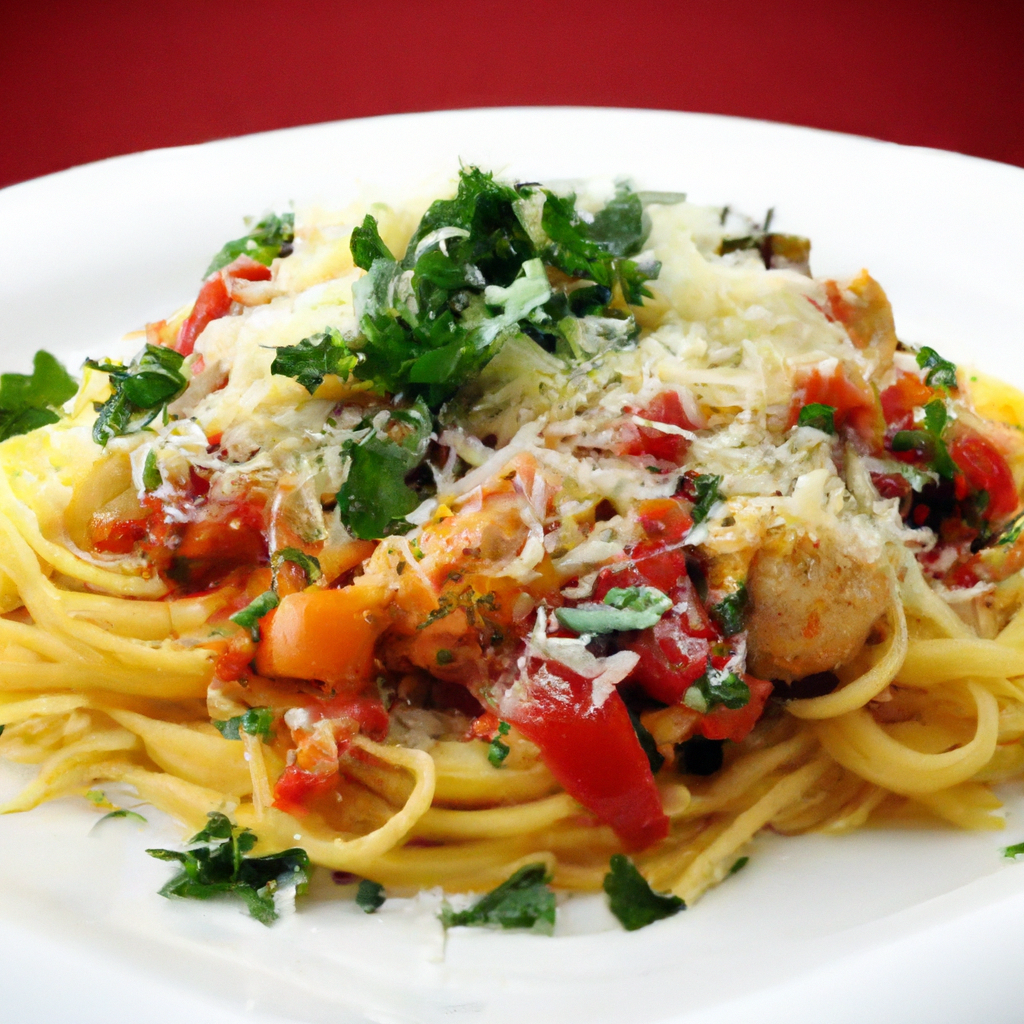 Low Fat Chicken Spaghetti