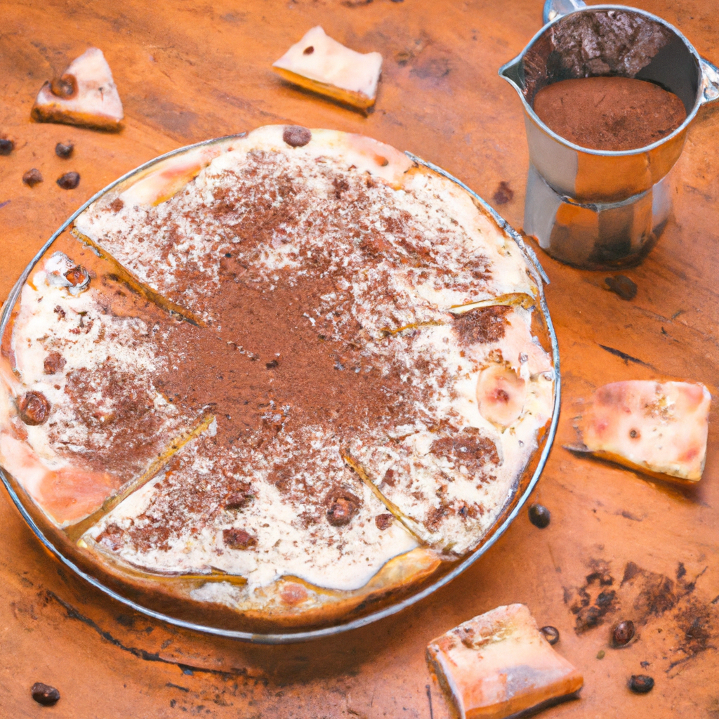Tiramisu Dessert Pizza