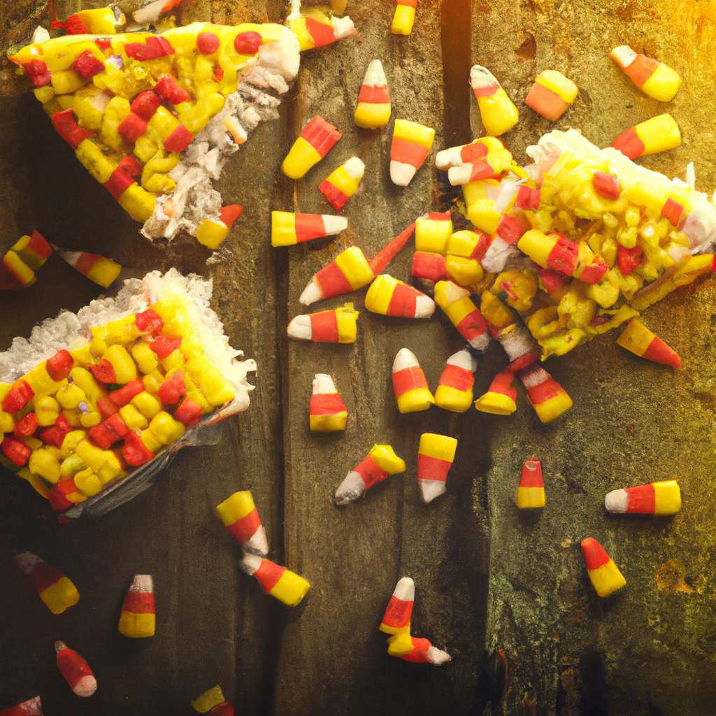 Candy Corn Rice Crispy Treats