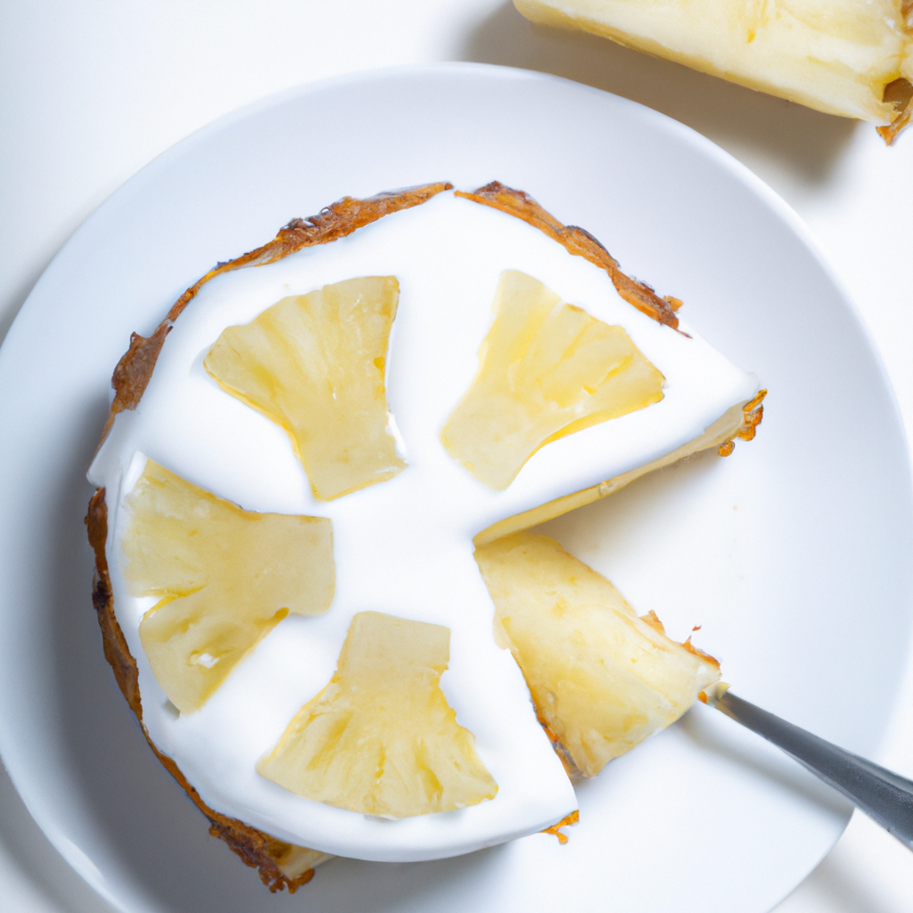 Low Fat Pineapple Angel Food Cake