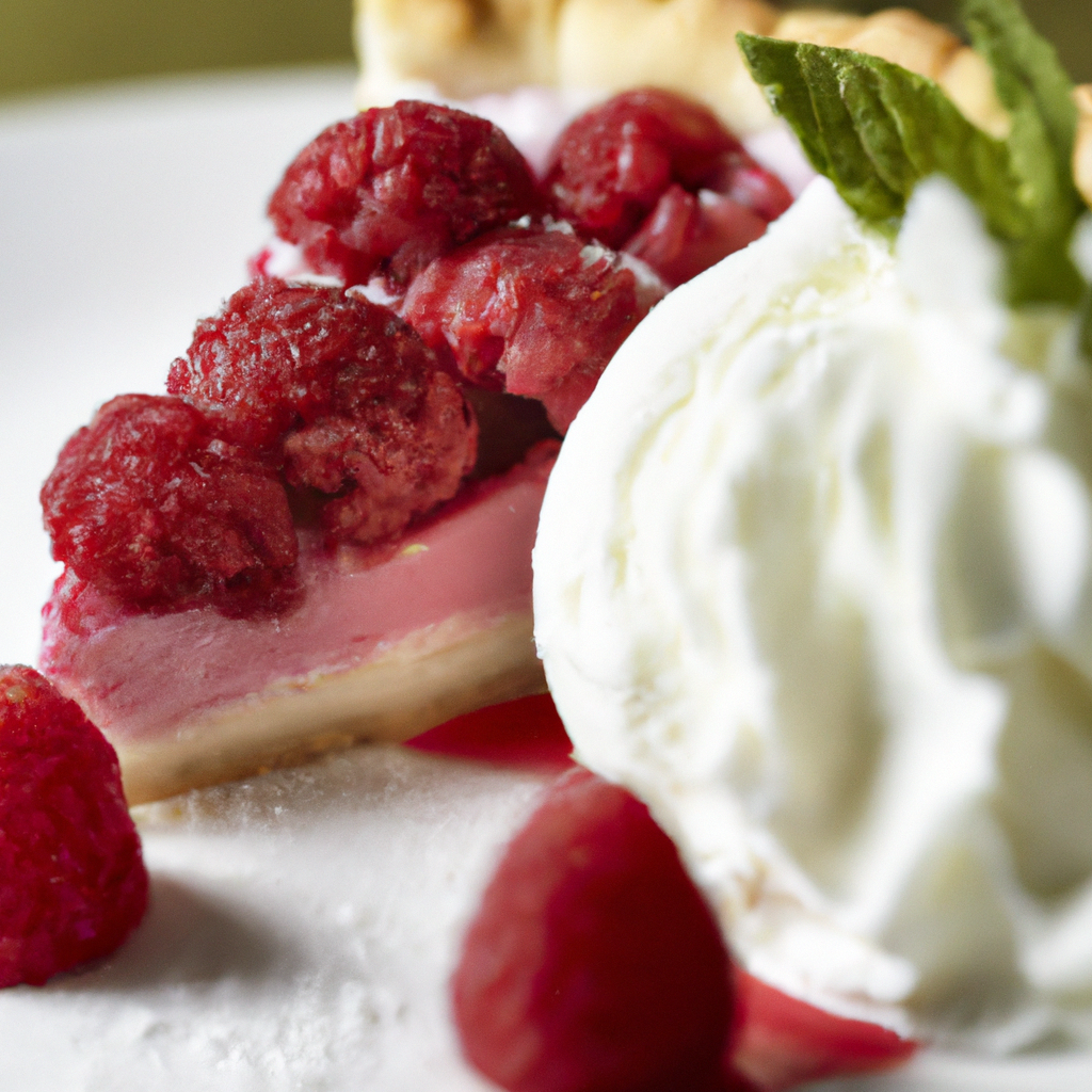 Raspberry Ice Cream Pie