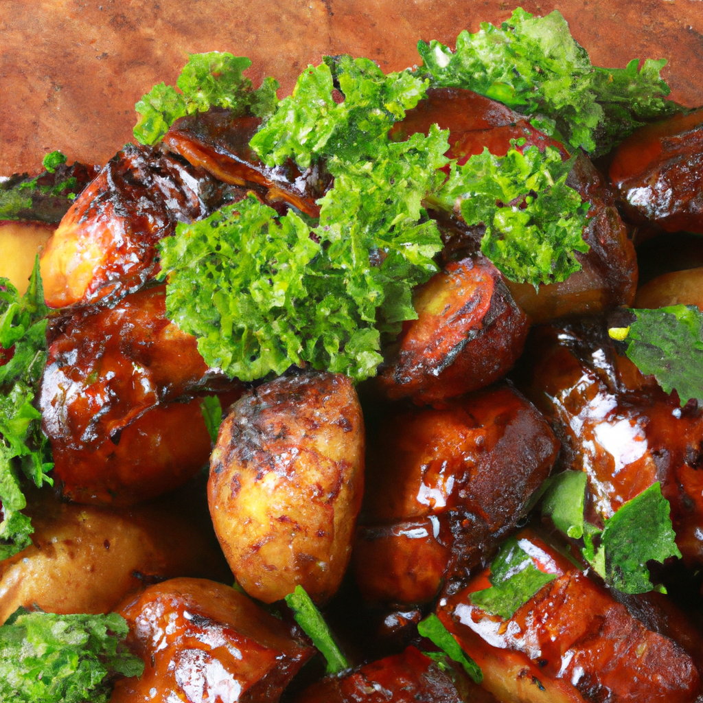 Ed Asners Balsamic Roasted New Potatoes