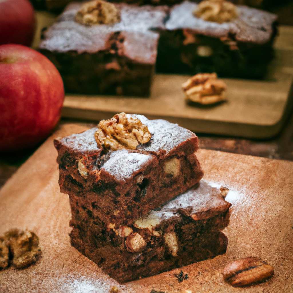 Apple Nut Brownies
