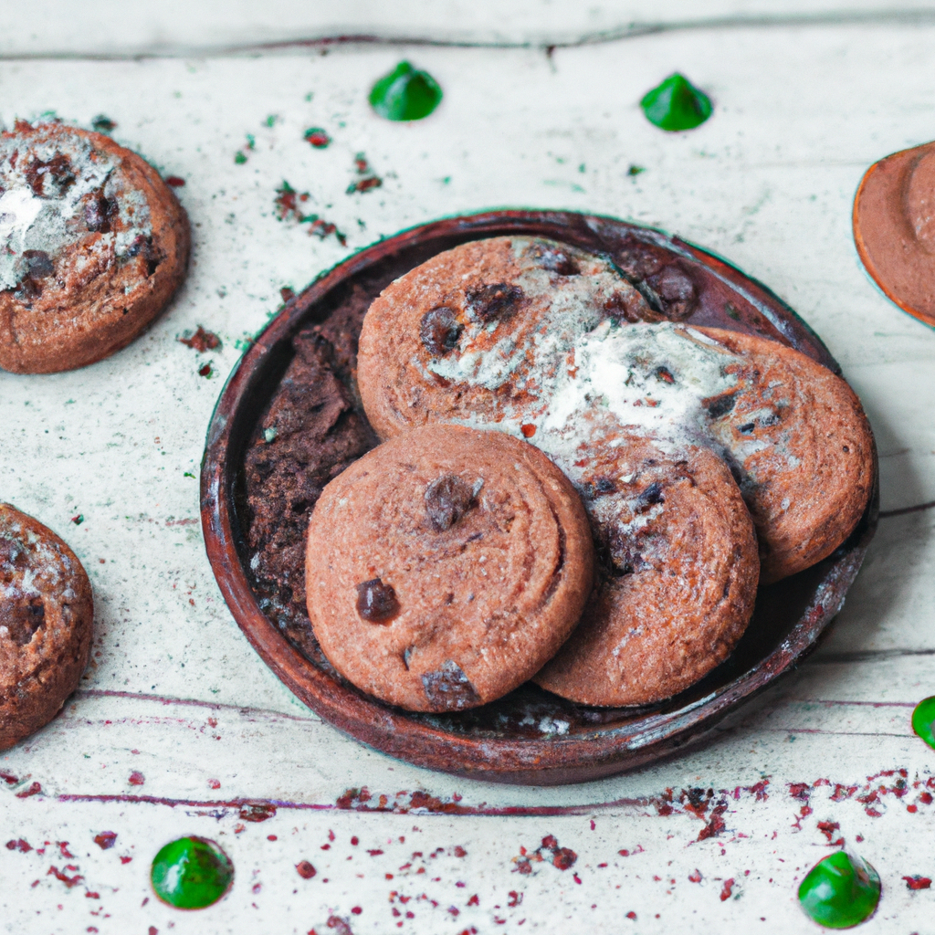 Eggless Chocolate Cookies