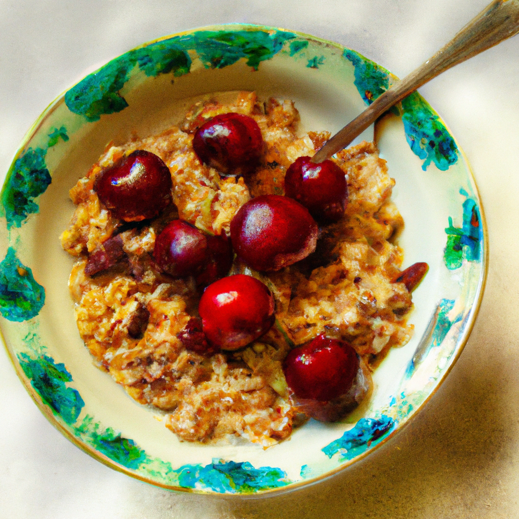 Baked Cherry Oatmeal