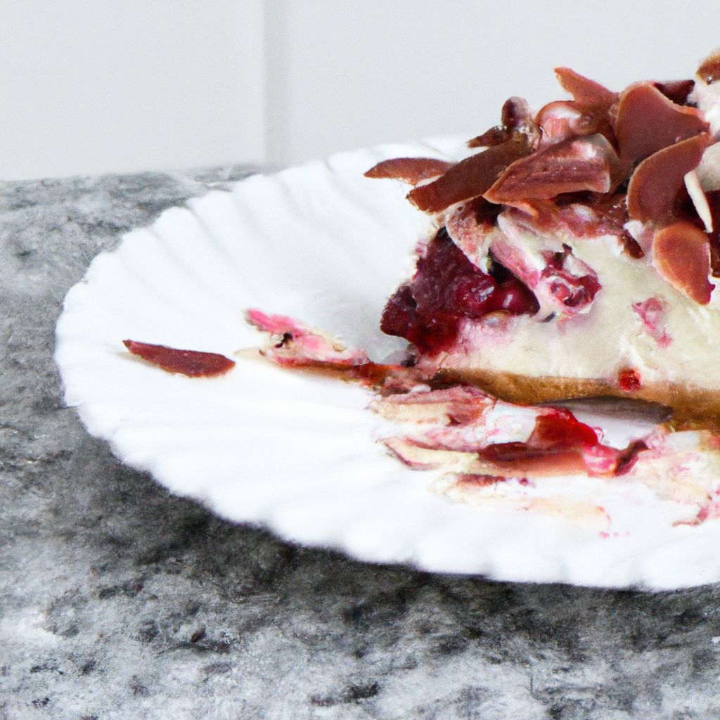 Cherry Almond Mousse Pie