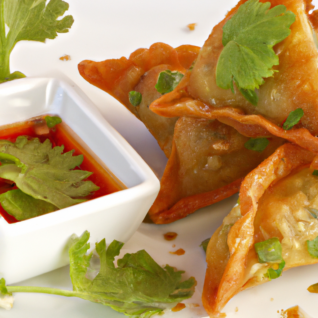 Avocado Wontons