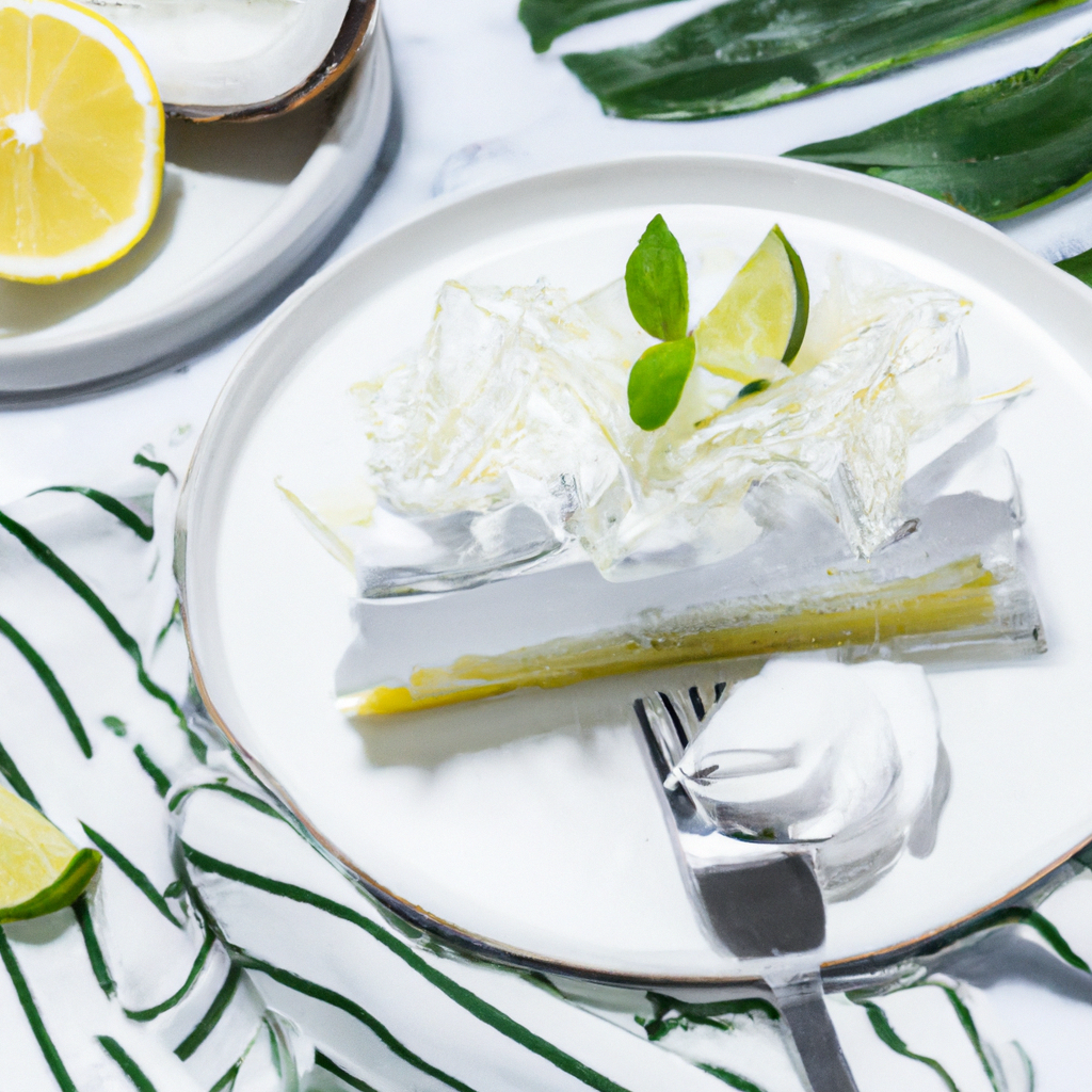 Coconut Lemonade Ice Cream Pie