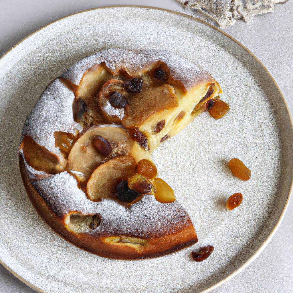 Gedeckter Apfelkuchen