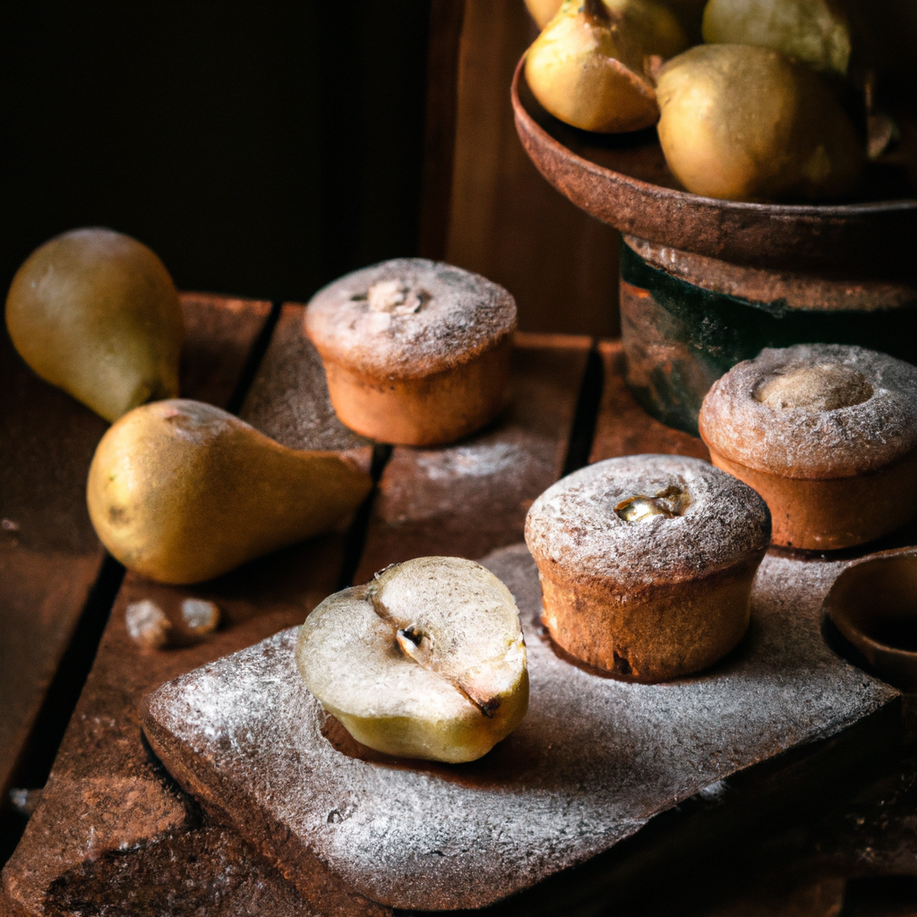 Pear Ginger Muffins