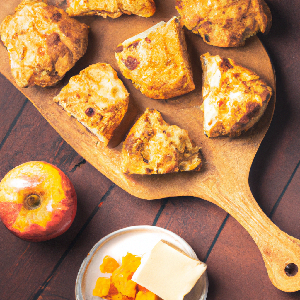 Apple Cheddar Scones