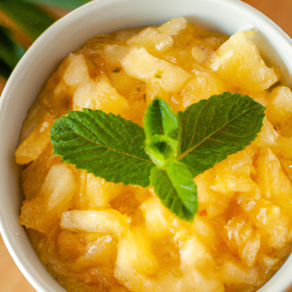 Pineapple Mint Relish