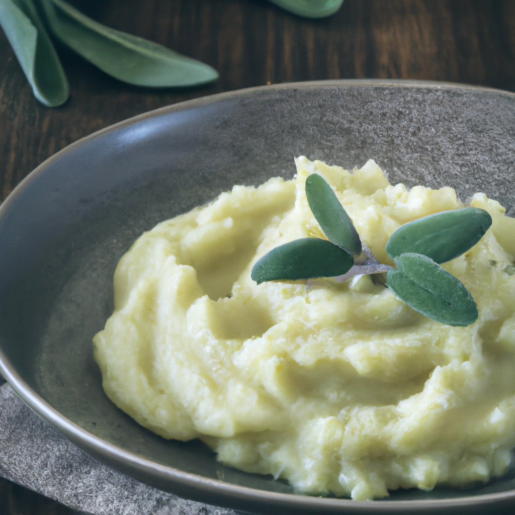 Sage And Garlic Mashed Potatoes