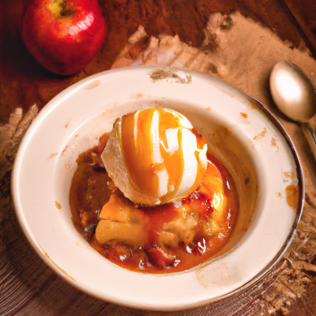 Caramel Apple Cobbler