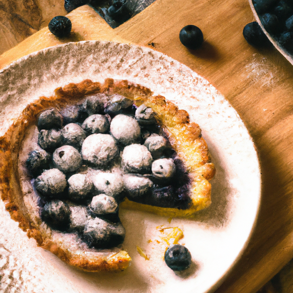 Blueberry Custard Pie