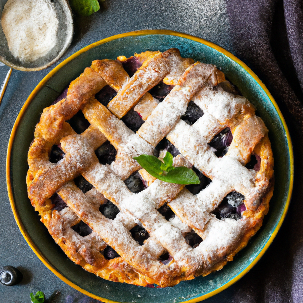 Blueberry Deep Dish Pie