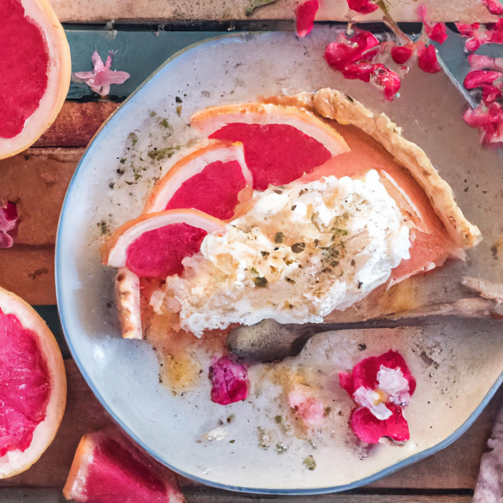 Rio Grande Valley Pink Grapefruit Pie