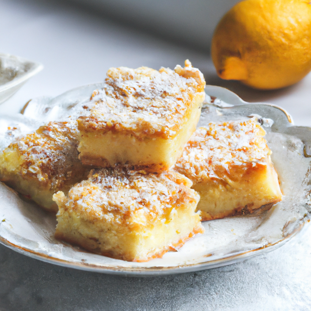 Crumby Lemon Bars