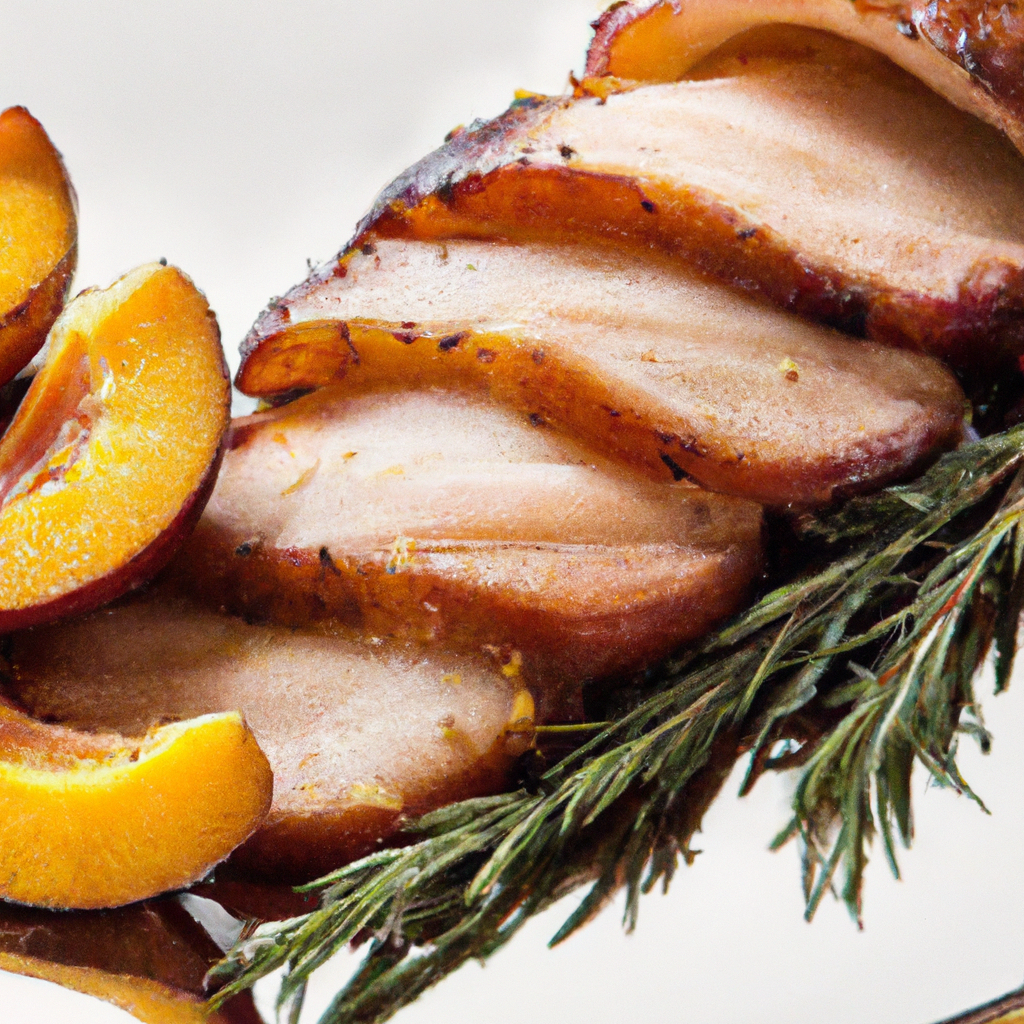 Georgia Peach Glazed Pork Roast