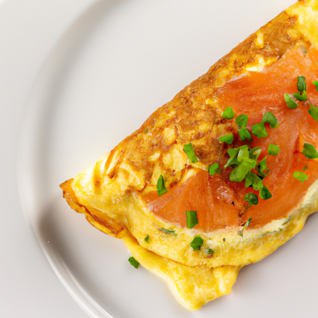 Smoked Salmon And Cream Cheese Omelet