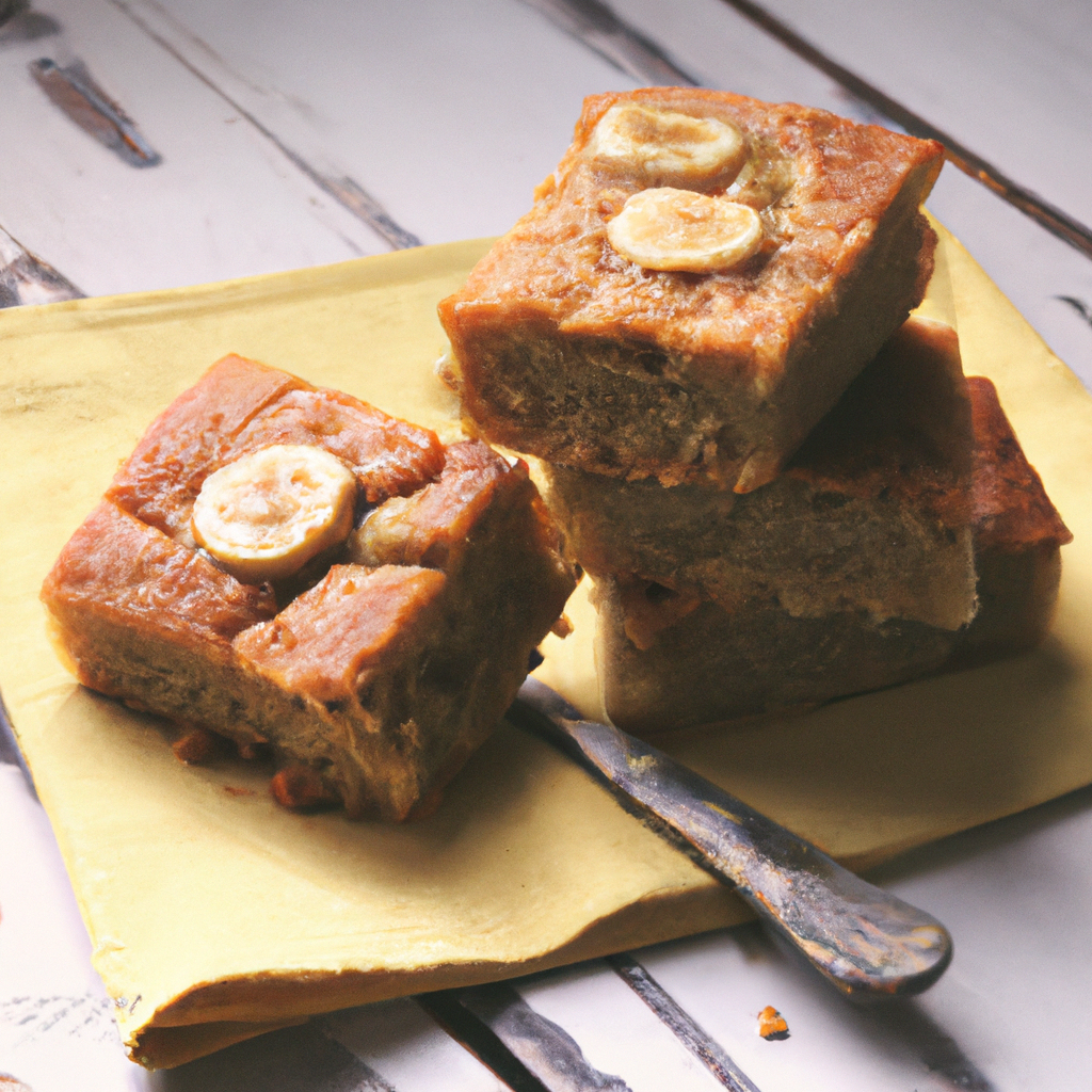 Butterscotch Banana Bars