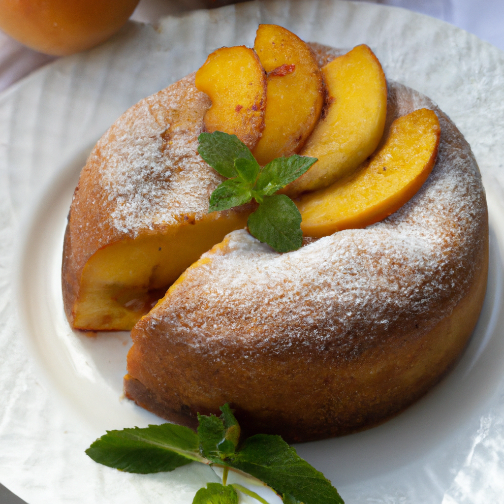 Fresh Peach Cake