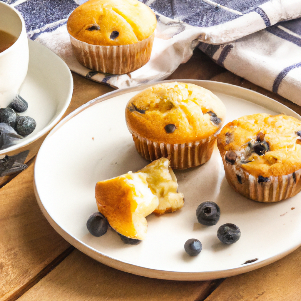 Blue Corn Blueberry Muffins