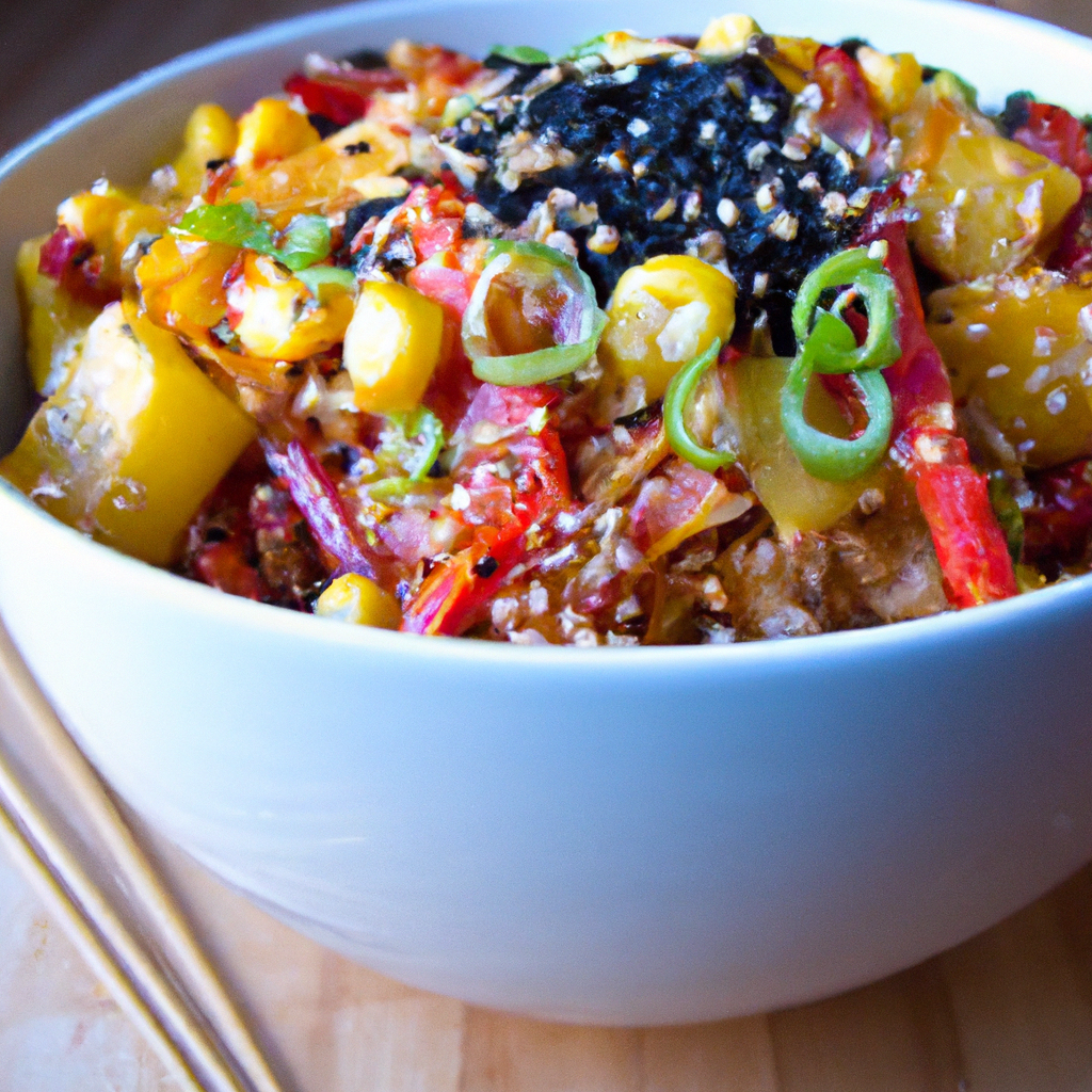 Easy Vegan Bee Bim Bop