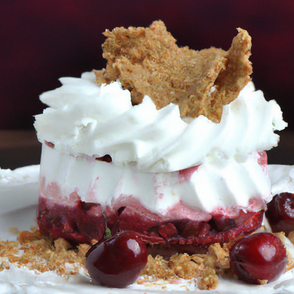 Bing Cherry Parfait Pie